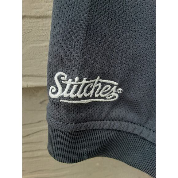 Stitches Athletic Gear New York Yankees Mens XL Short Sleeve Polo Shirt Blue - Picture 3 of 8